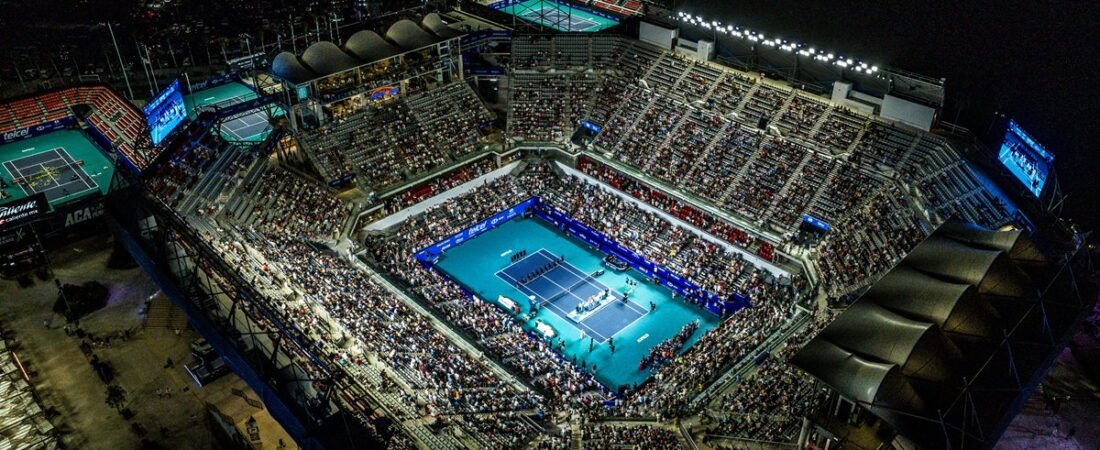 El Abierto Mexicano reúne a las grandes figuras del tenis mundial en Acapulco